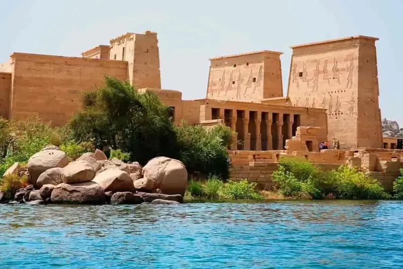 Philae Temple seen from the water