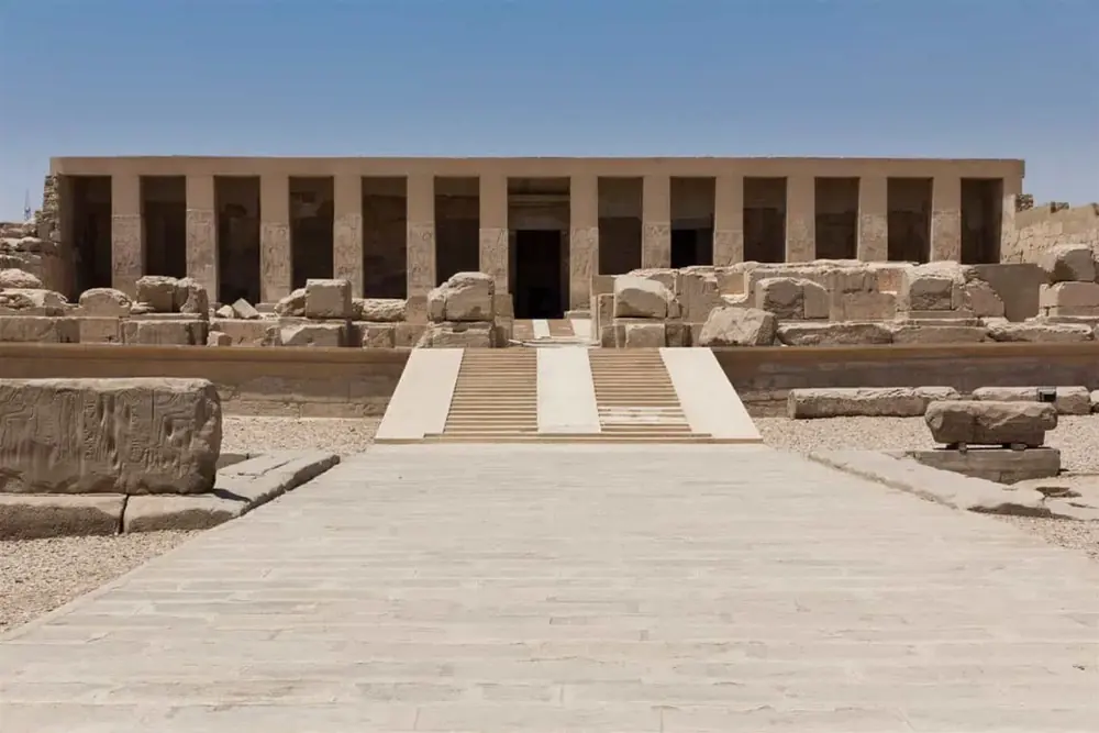 The temple of Seti I at Abydos