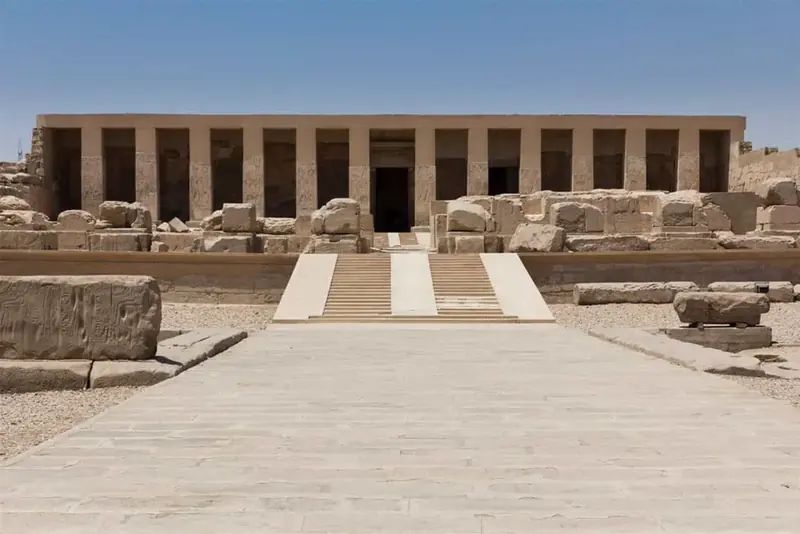 The temple of Seti I at Abydos