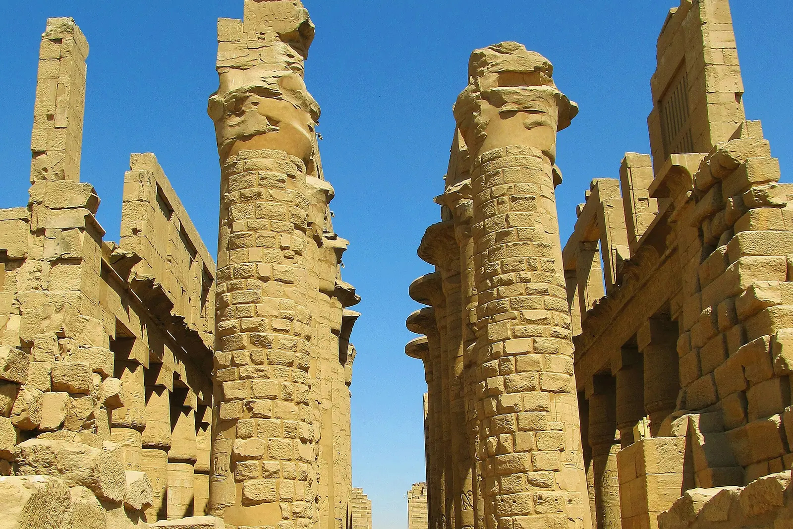 The Great Hypostyle Hall at Karnak by day
