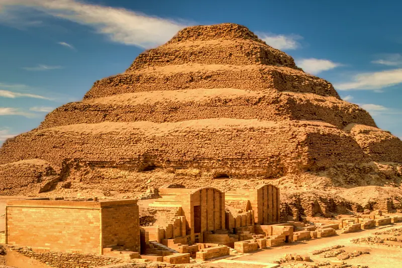 The Step Pyramid of Djoser at Saqqara